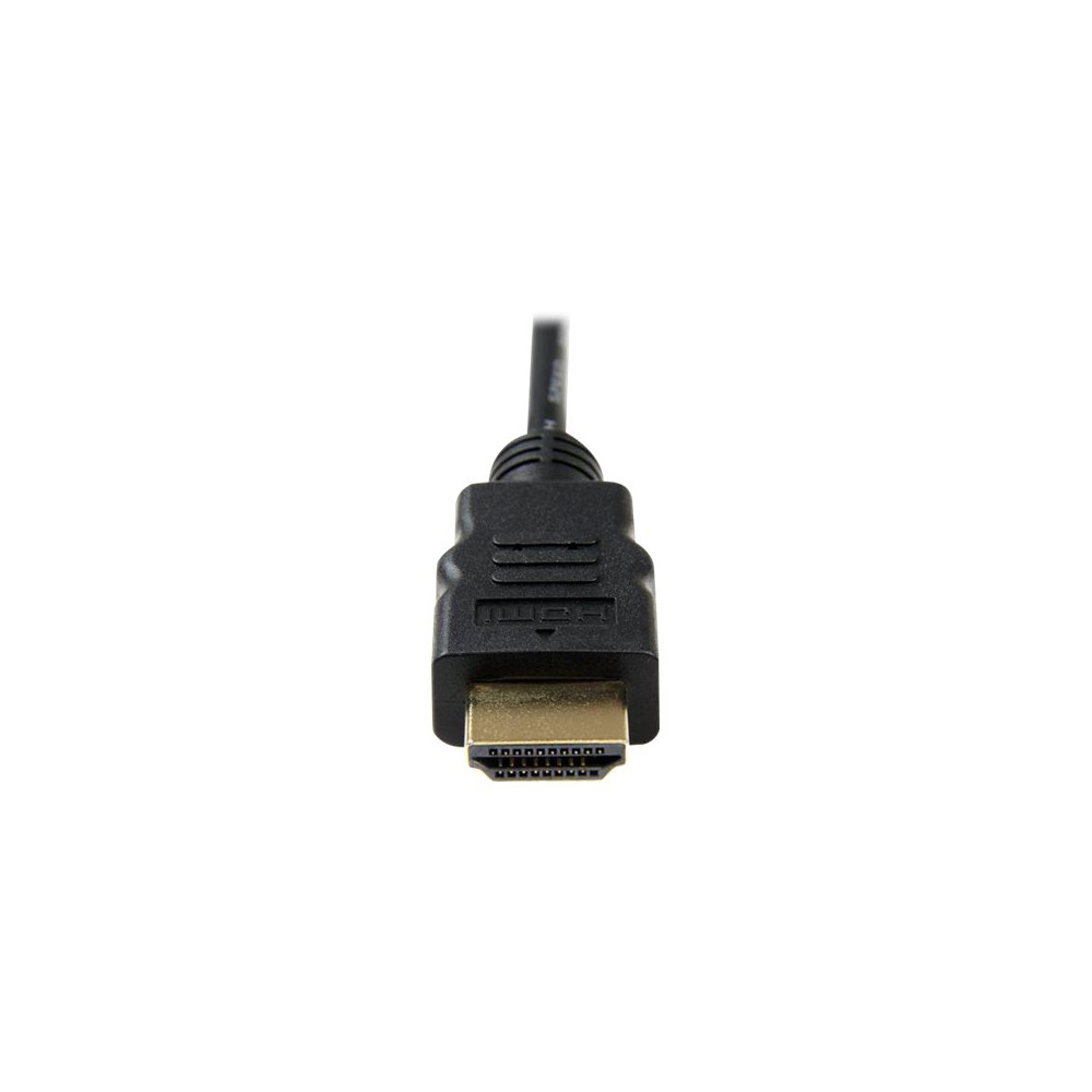 Produktbild för StarTech.com 3m High Speed HDMI® Cable with Ethernet - HDMI to HDMI Micro - M/M - 3 Meter HDMI (A) to HDMI Micro (D) Cable (HDADMM3M) - HDMI-kabel med Ethernet - 3 m