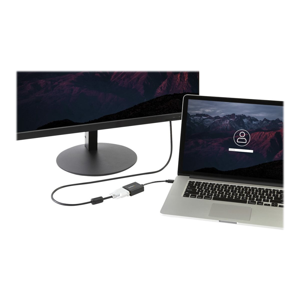 Produktbild för StarTech Mini DisplayPort till DVI-videoadapter - DVI-adapter - 10.2 cm