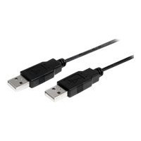 Produktbild för StarTech.com 1m USB 2.0 A to A Cable - M/M - 1m USB 2.0 aa Cable - USB a male to a male Cable (USB2AA1M) - USB-kabel - USB till USB - 1 m