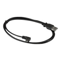 Produktbild för StarTech Micro USB-kabel för laddning och synkning M/M - Vänstervinklad Micro USB - 0,05/0,25 mm² - 1 m - USB-kabel - mikro-USB typ B till USB - 1 m