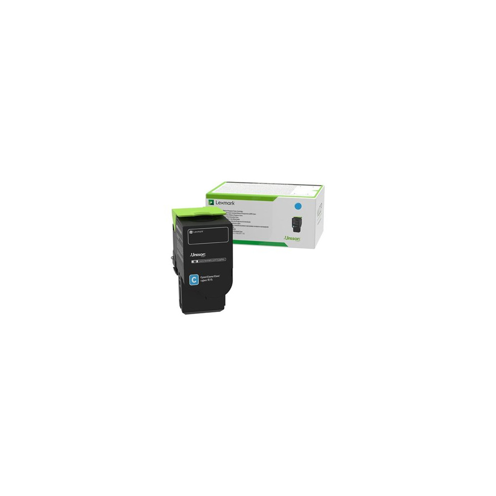 Produktbild för Lexmark - cyan - original - tonerkassett - LCCP, Lexmark Corporate