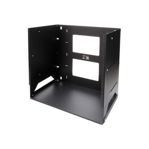 StarTech.com Startech Väggmonterbart serverrack med inbyggd hylla - solitt stål - 8U - stativ (väggmontering) - 8U