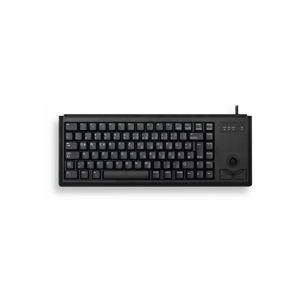 Produktbild för CHERRY Compact-Keyboard G84-4400 - tangentbord - belgisk - svart Inmatningsenhet