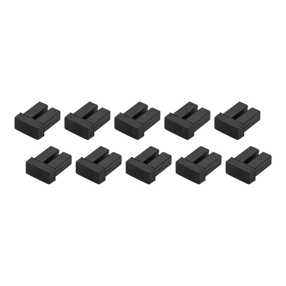 Produktbild för StarTech.com LC SFP Dust Covers 10pk - Fiber Optic Dust Caps - SFP Port Dust Covers (SFPLCCAP10) - dammskydd