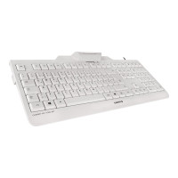 Produktbild för CHERRY KC 1000 SC - tangentbord - brittisk - blekgrå Inmatningsenhet