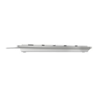 Produktbild för CHERRY KC 6000 SLIM - tangentbord - QWERTY - brittisk - silver Inmatningsenhet