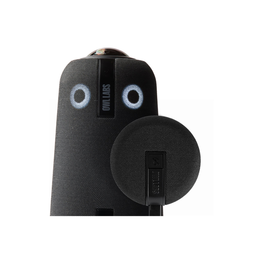 Produktbild för Owl Labs Meeting Owl 4+ - enhet för videokonferens - med Owl Labs Expansion Mic - power adapter included