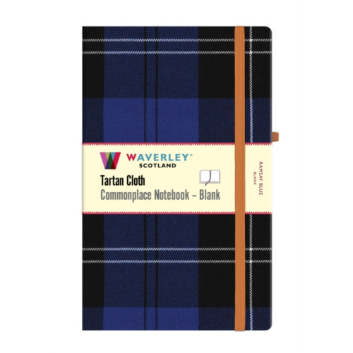 The Gresham Publishing Co. Ltd Ramsay Blue Tartan Blank Hardback Notebook: Large 21 x 13cm (inbunden, eng)