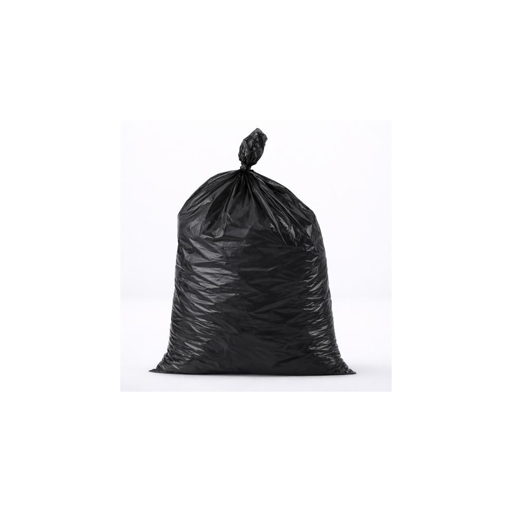 Produktbild för Plastsäck K1 Basic 125L 40my svart 25/rl
