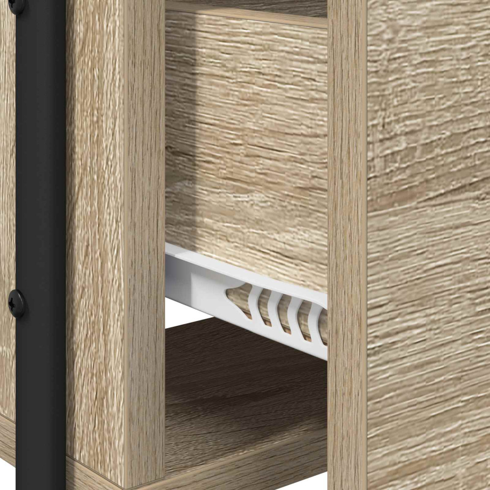 Produktbild för Smyckebord Sonoma-ek 100 x 36,5 x 136 cm Konstruerat trä