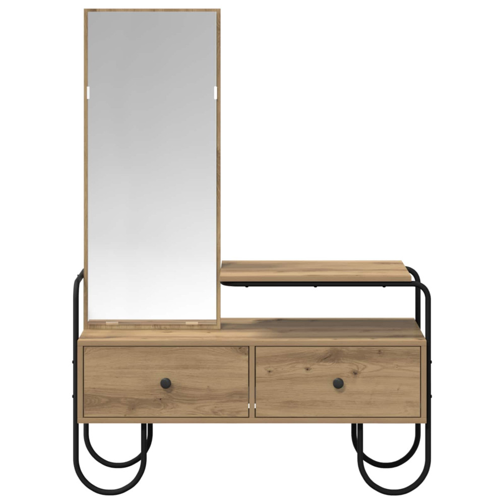 Produktbild för Smyckebord Artisan-ek 100 x 36,5 x 136 cm Konstruerat trä