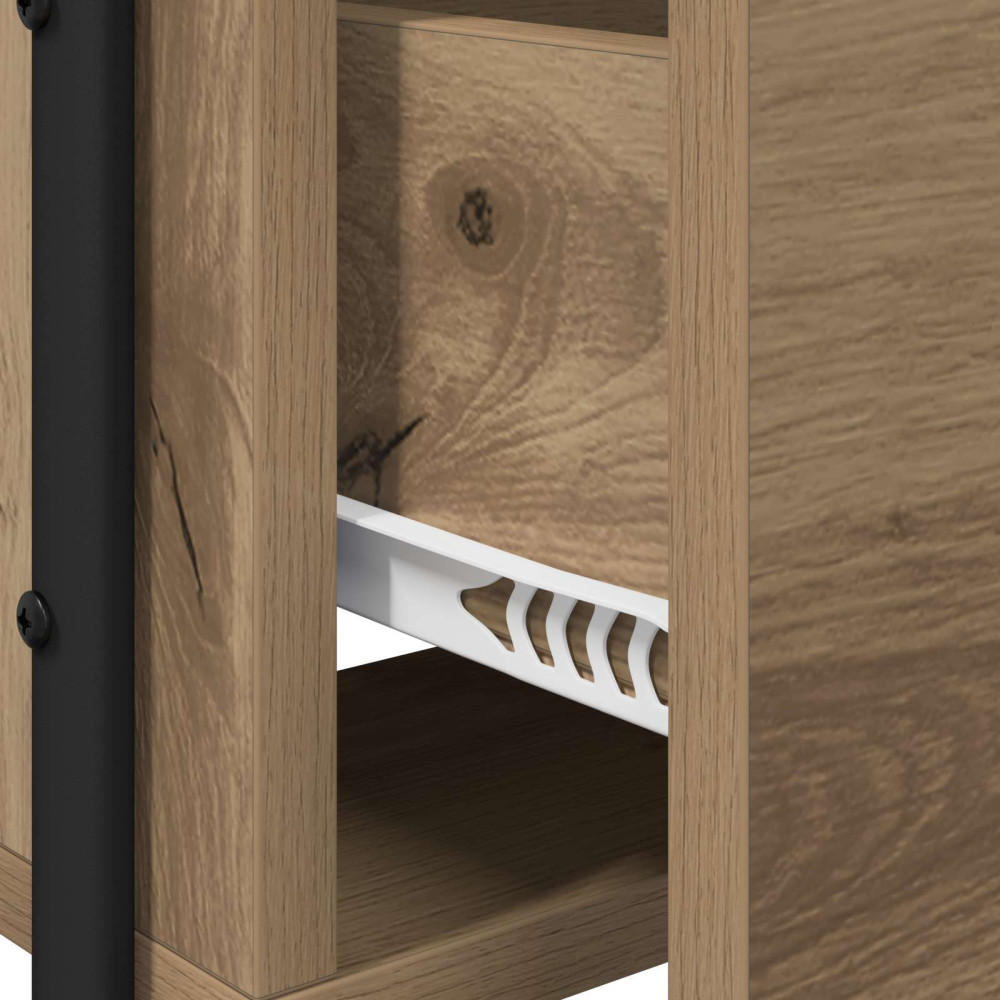 Produktbild för Smyckebord Artisan-ek 100 x 36,5 x 136 cm Konstruerat trä