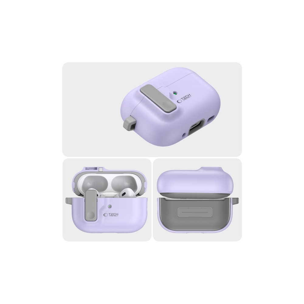 Produktbild för Tech-Protect TECH-PROTECT SLIM HOOK fodral för Apple AirPods...