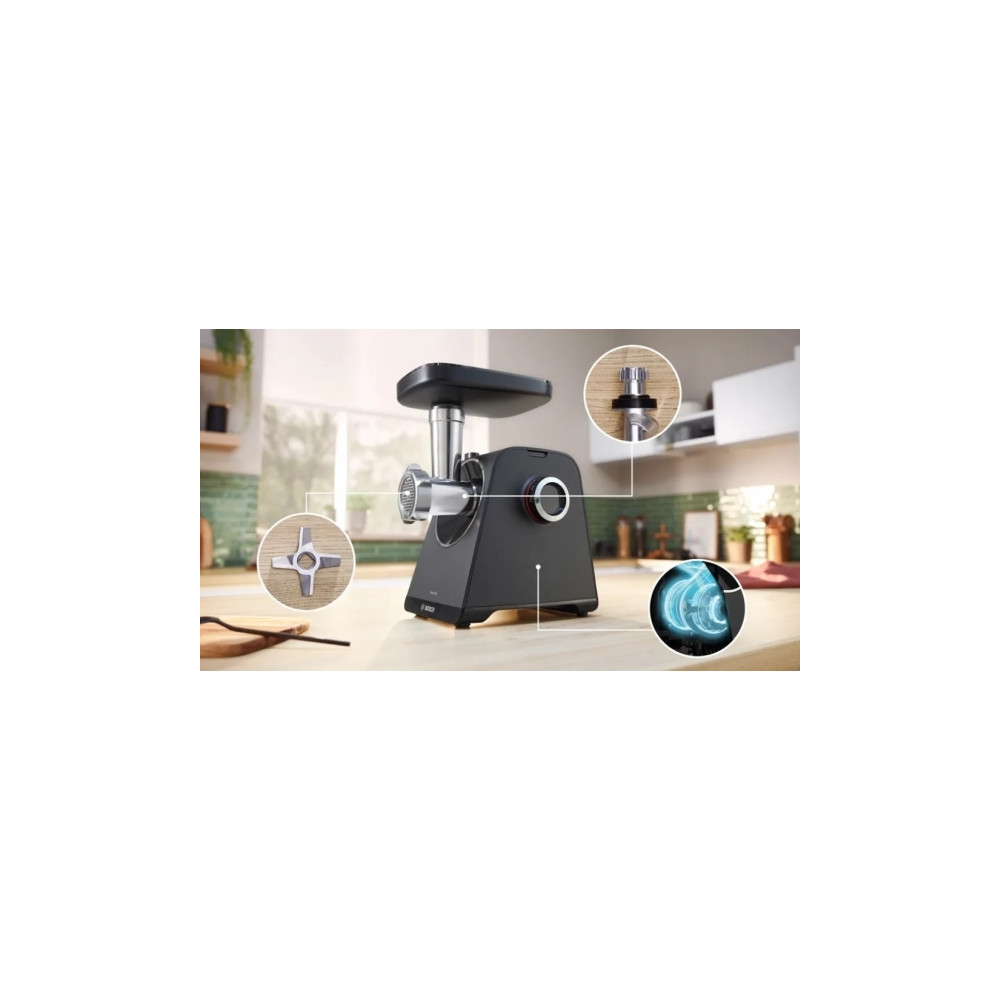 Produktbild för Bosch Serie 4 MFWS440B, 1900 W, Svart, Silver, 2,5 kg/min, 1...