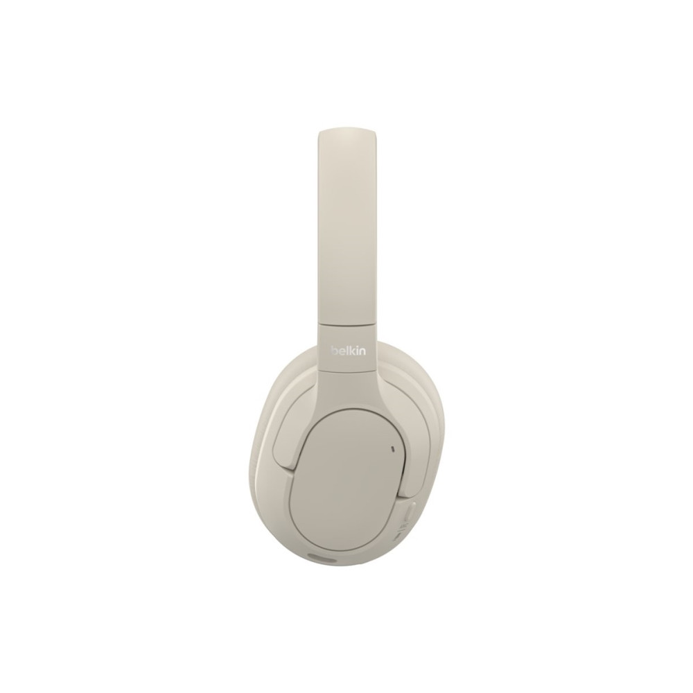 Produktbild för Belkin SoundForm Isolate - hörlurar med mikrofon - USB-C, 3,5 mm kontakt
