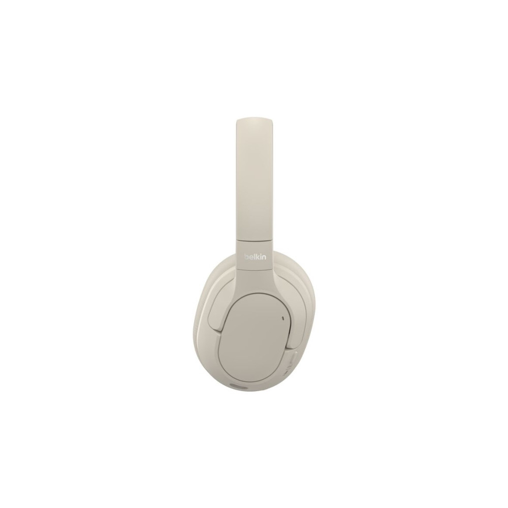 Produktbild för Belkin SoundForm Isolate - hörlurar med mikrofon - USB-C, 3,5 mm kontakt