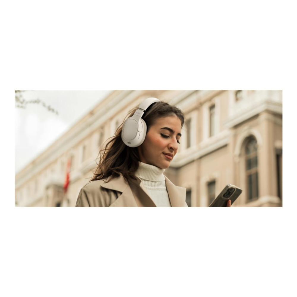 Produktbild för Belkin SoundForm Isolate - hörlurar med mikrofon - USB-C, 3,5 mm kontakt