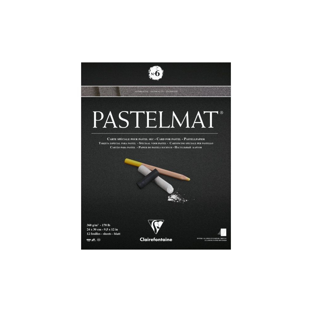 Produktbild för Clairefontaine PASTELMAT-papper nr 6