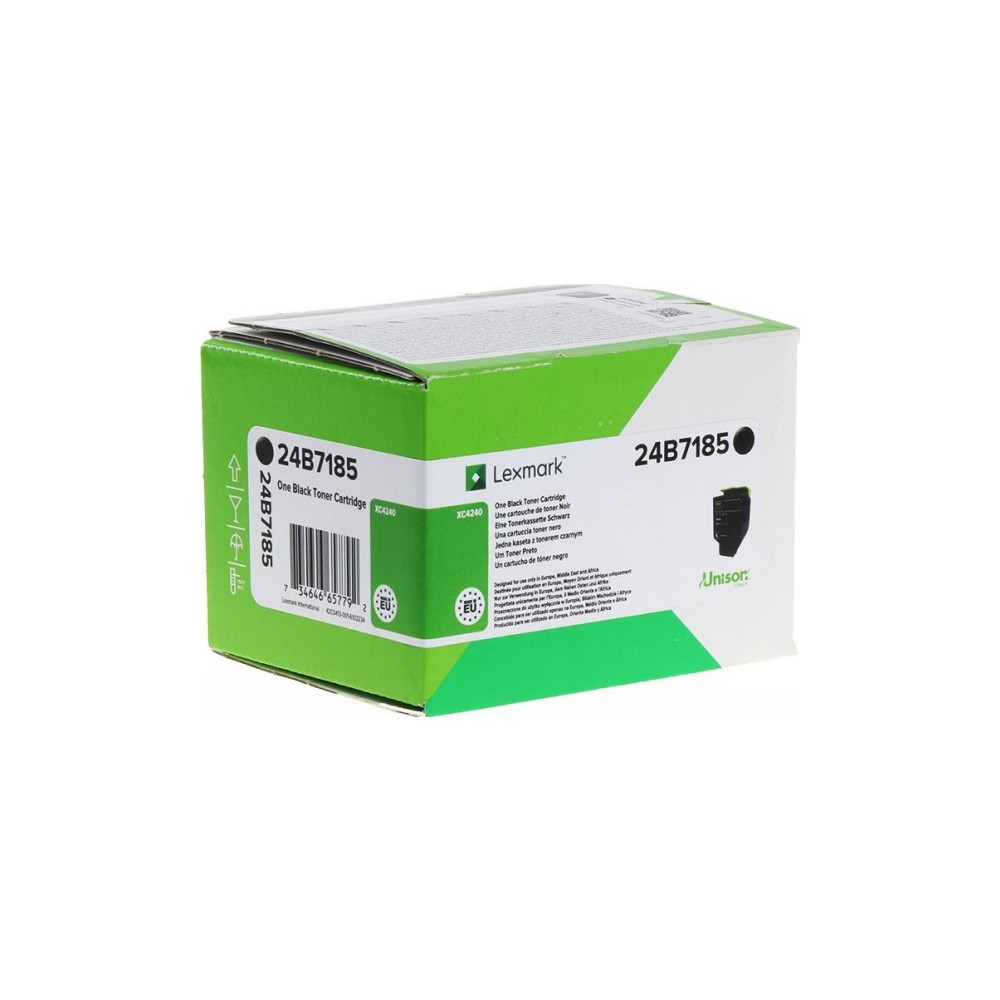 Produktbild för Lexmark - svart - original - tonerkassett