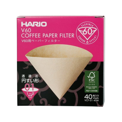 HARIO Hario pappersfilter Misarashi bruna