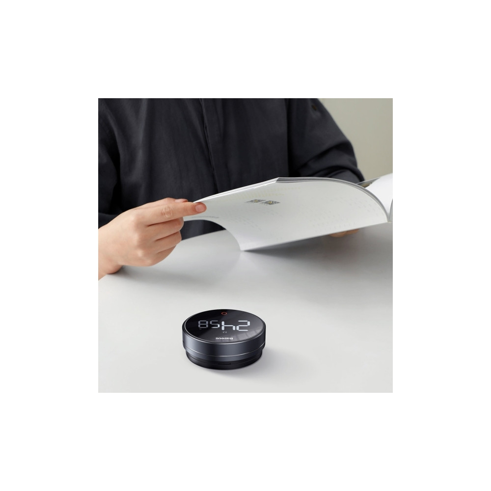 Produktbild för Digital nedräkningstimer Baseus Heyo Rotation Pro, Black FMD...
