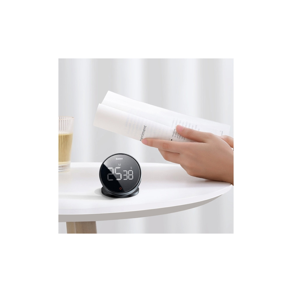 Produktbild för Digital nedräkningstimer Baseus Heyo Rotation Pro, Black FMD...