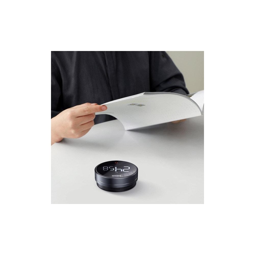 Produktbild för Digital nedräkningstimer Baseus Heyo Rotation Pro, Black FMD...