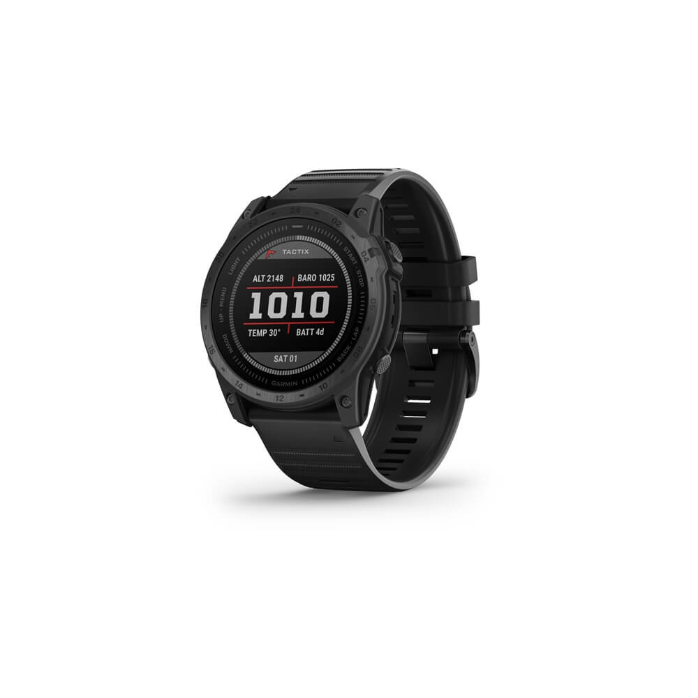 Produktbild för Garmin Tactix 7 Standard Edition - fiberförstärkta polymerer - Ja sportklocka med band - svart - 32 GB