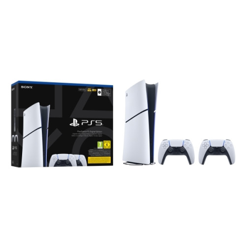 Sony Sony Playstation 5 Slim Digital, PlayStation 5, Svart, Vit,...