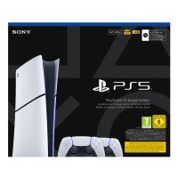Produktbild för Sony Playstation 5 Slim Digital, PlayStation 5, Svart, Vit,...