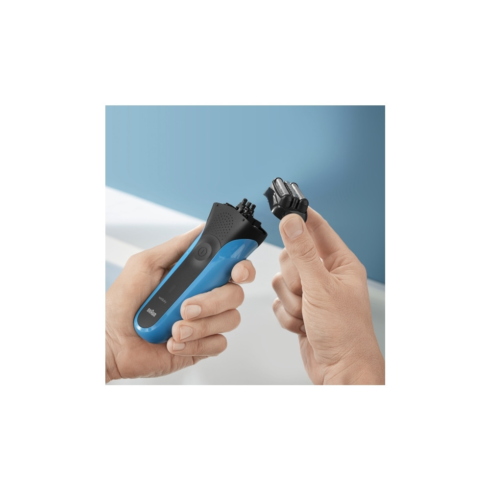 Produktbild för Braun Series 3 310s - rakapparat - blå