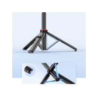 Produktbild för Selfiestång Hurtel Selfie stick WC1Y2S teleskopiskt stativ 1...