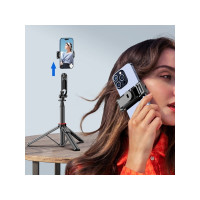Produktbild för Selfiestång Hurtel Selfie stick WC1Y2S teleskopiskt stativ 1...