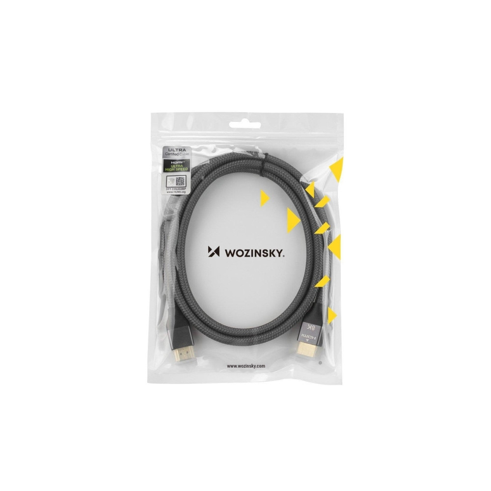 Produktbild för Hurtel Wozinsky HDMI 2.1-kabel 8K 60 Hz 48 Gbps / 4K 120 Hz...