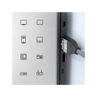 Produktbild för Hurtel Wozinsky HDMI 2.1-kabel 8K 60 Hz 48 Gbps / 4K 120 Hz...