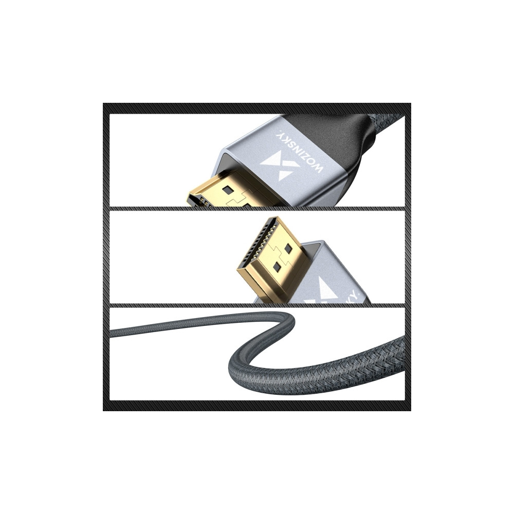 Produktbild för Hurtel Wozinsky HDMI 2.1-kabel 8K 60 Hz 48 Gbps / 4K 120 Hz...