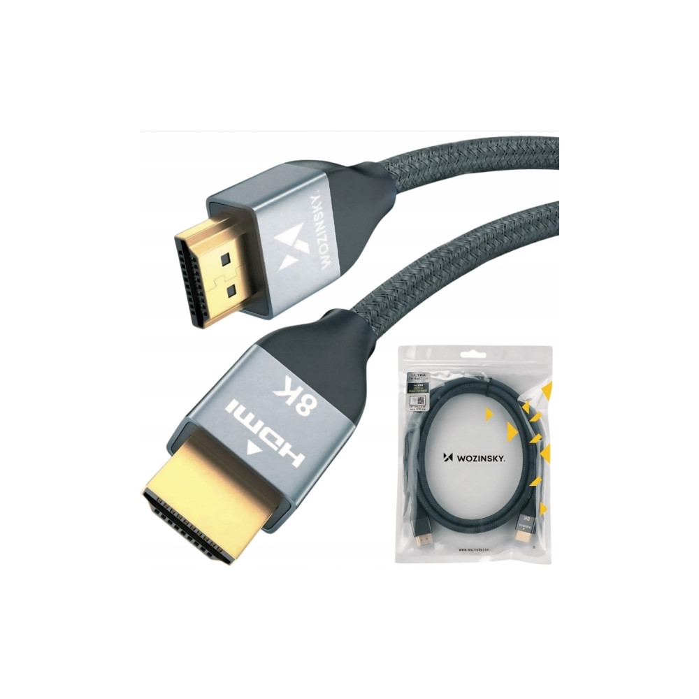 Produktbild för Hurtel Wozinsky HDMI 2.1-kabel 8K 60 Hz 48 Gbps / 4K 120 Hz...