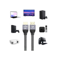 Produktbild för Hurtel Wozinsky HDMI 2.1-kabel 8K 60 Hz 48 Gbps / 4K 120 Hz...