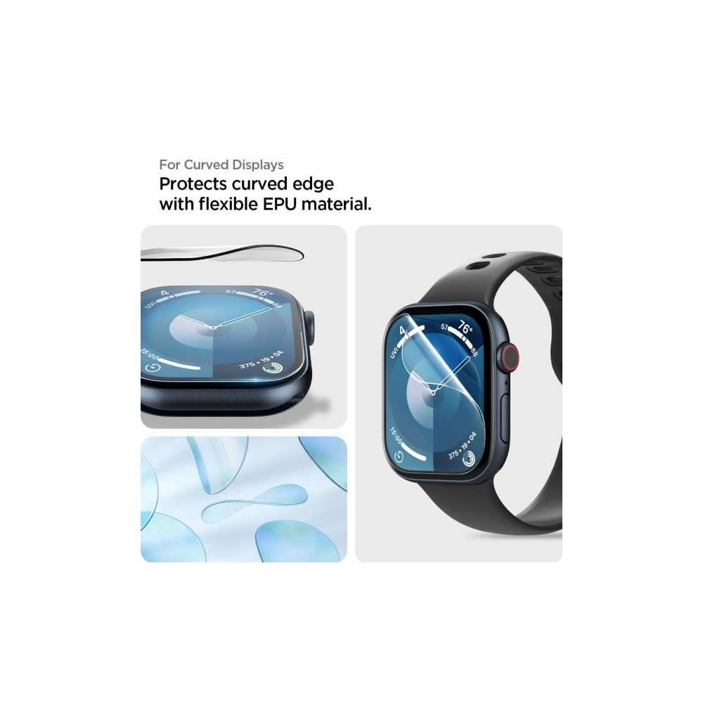 Produktbild för Spigen EliteShield EZ Fit, Skärmskydd, Smartwatch, Transpare...