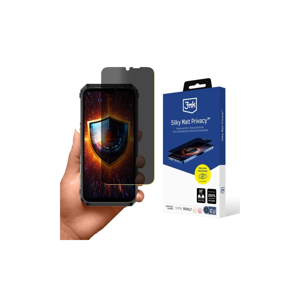 Produktbild för 3MK Silky Matt Privacy-skärmskydd för Ulefone Power Armor 18...
