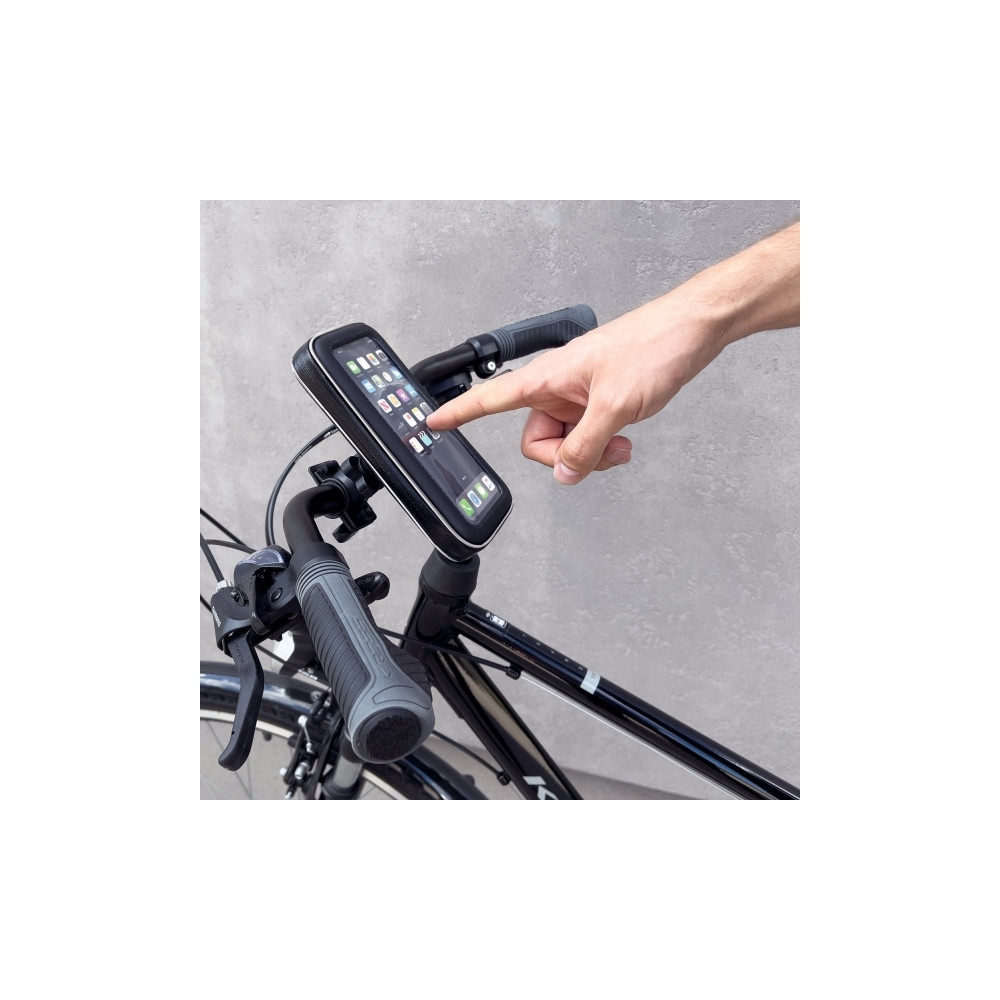 Produktbild för Wozinsky telefonhållare för cykel, motorcykel och elscooter...