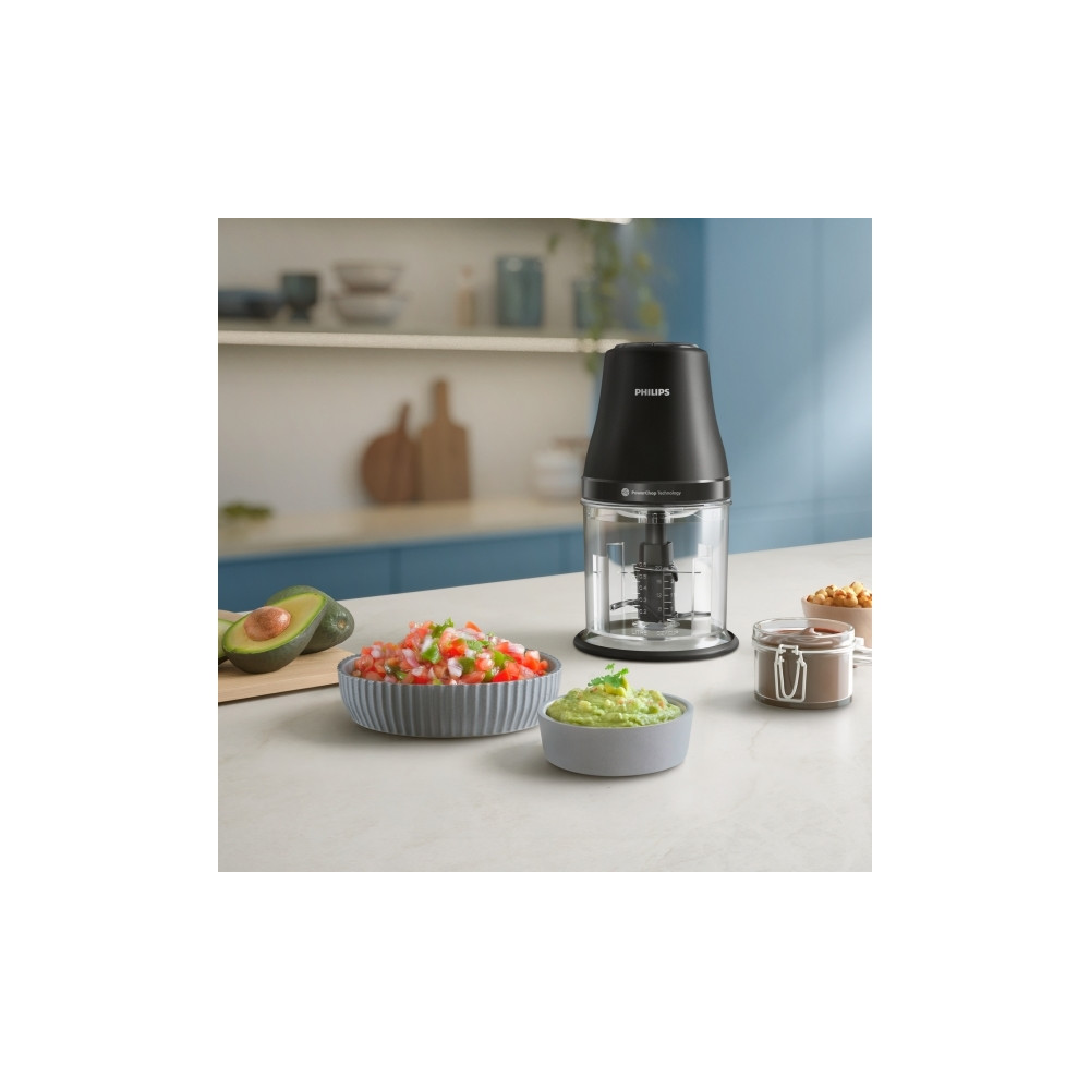 Produktbild för Philips Hackare HR1501/00 3000 Series, 1 l, 25000 RPM, Plast...