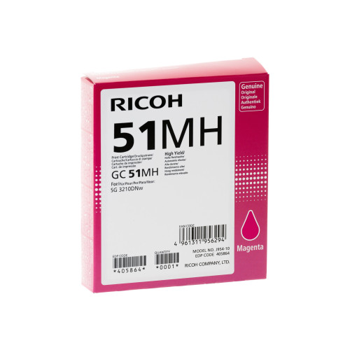 RICOH Ricoh GC 51MH - Lång livslängd - magenta - original - bläckpatron