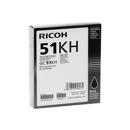 RICOH Ricoh GC 51KH - Lång livslängd - svart - original - bläckpatron