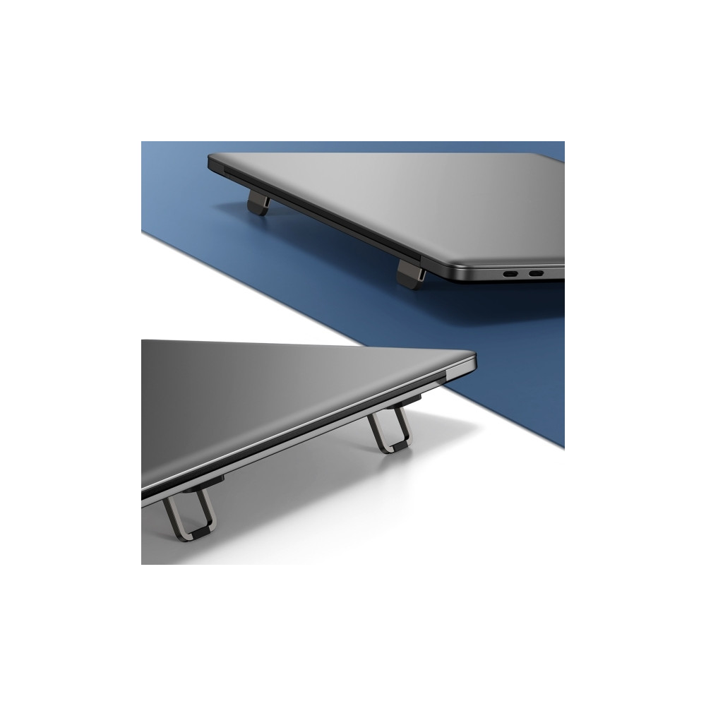 Produktbild för Baseus universella laptopfötter stativ (2 st.) grå (LUZC0000...