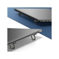 Produktbild för Baseus universella laptopfötter stativ (2 st.) grå (LUZC0000...