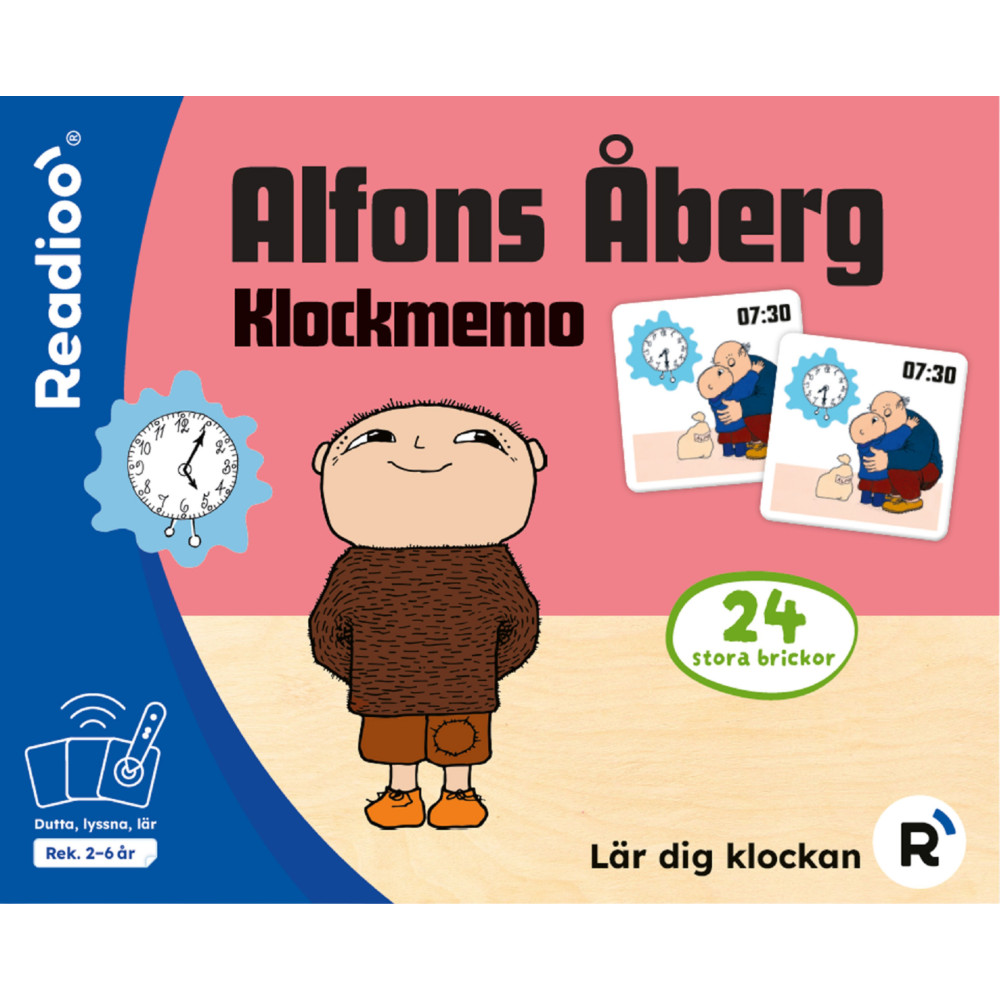Produktbild för Alfons Åberg. Klockmemo
