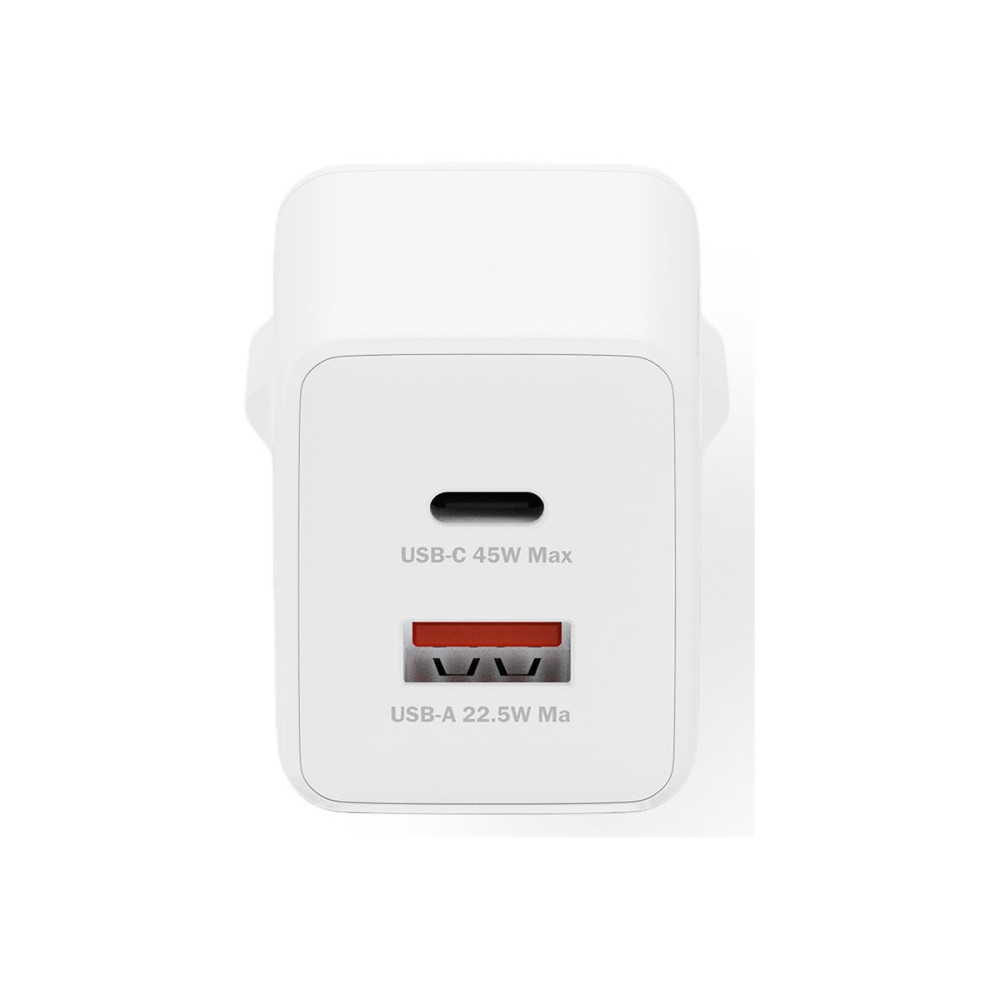 Produktbild för Digitus strömadapter - GaN - USB-C, USB - 45 Watt