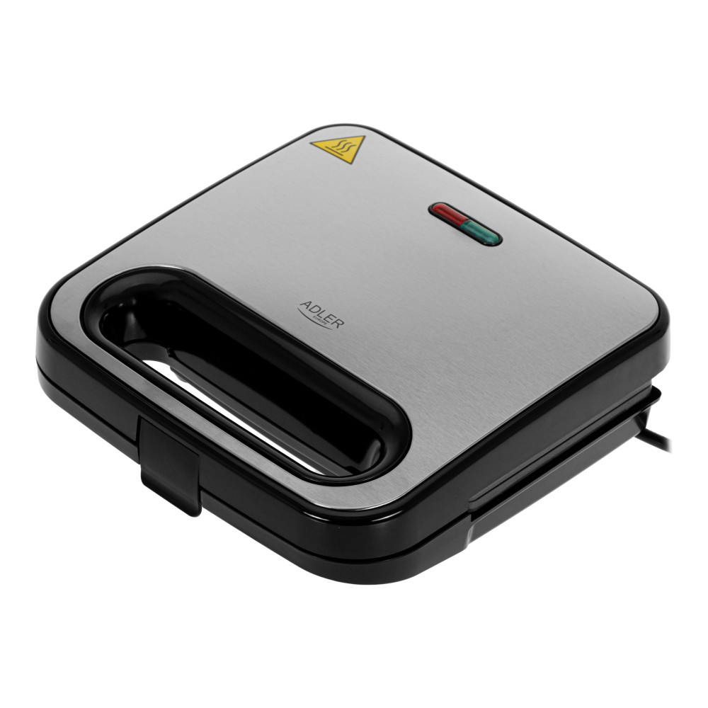 Produktbild för Adler AD 3076 - smörgåsgrill - silver/svart