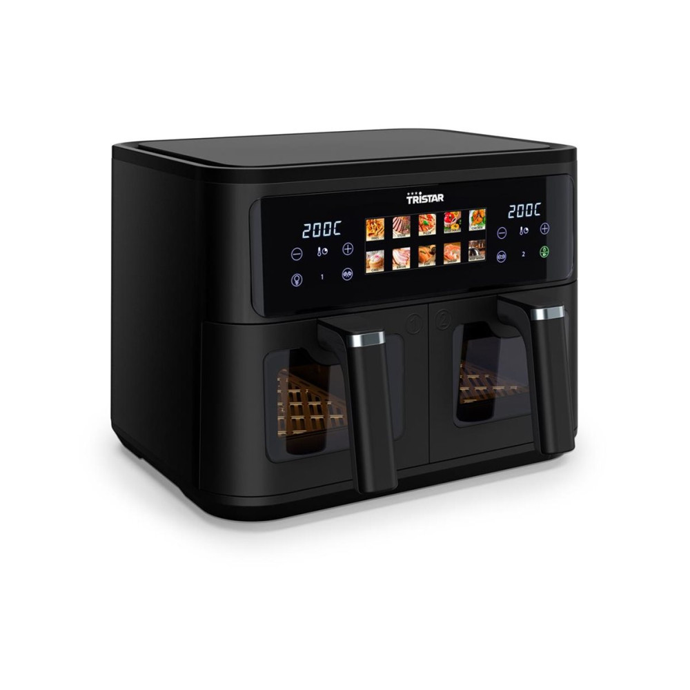 Produktbild för Tristar FR-9075 - dubbel luftfritös - svart